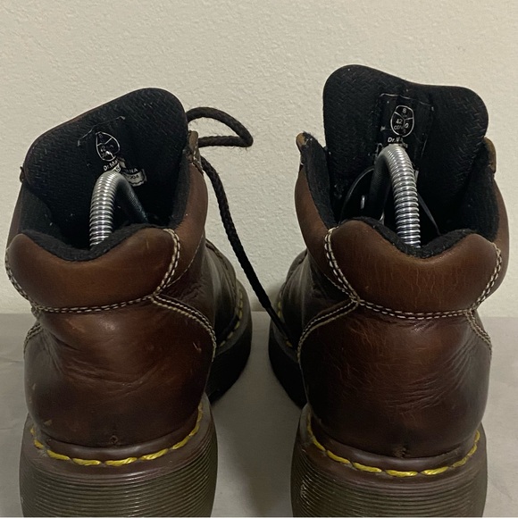 Doc Martens Boots Women’s 10 Brown Leather 8542 Ankle Lace-Up Boots Toya Boots - Picture 9 of 16